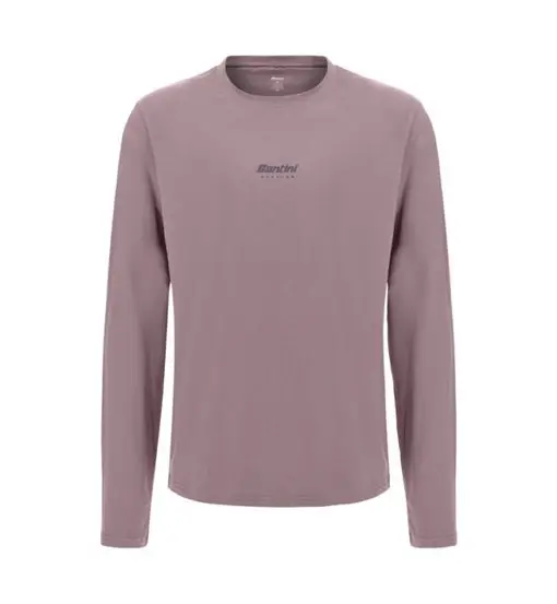 Brand - maglia manica lunga - unisex Dark Pink