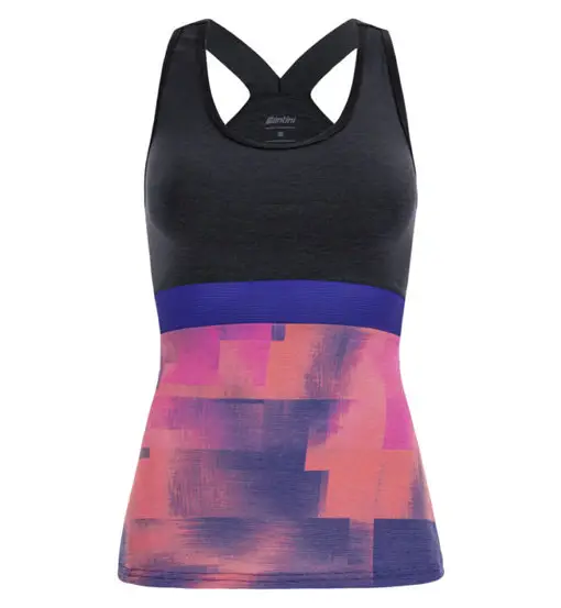 Forza - top ciclismo - donna Black