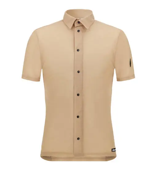Gravel - camicia ciclismo - uomo Beige