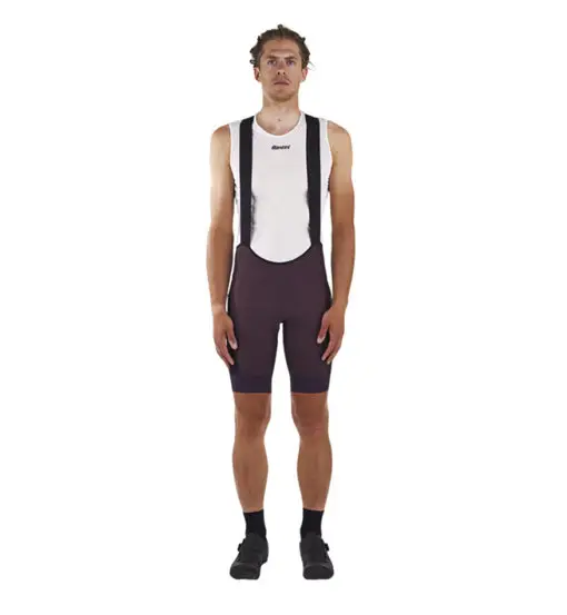 Gravel - pantaloncini ciclismo - uomo Bordeaux
