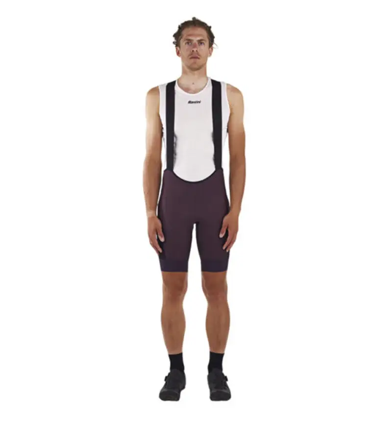 Gravel - pantaloncini ciclismo - uomo Bordeaux