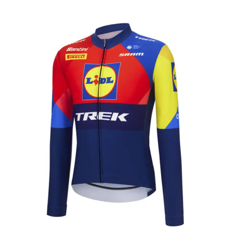 Lidl Trek Fan Line - maglia ciclismo maniche lunghe - unisex Blue
