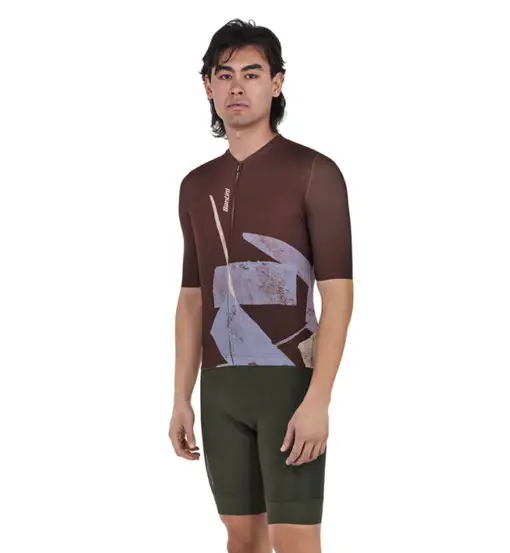 Note - maglia ciclismo - uomo Brown