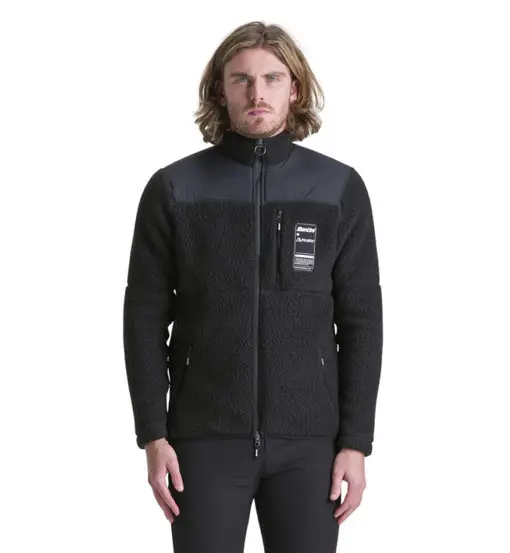 Ovis - giacca in pile - uomo Black