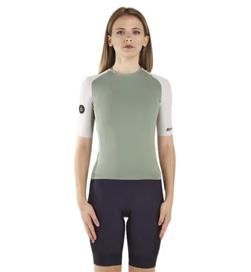 Pelle - maglia ciclismo - unisex Green