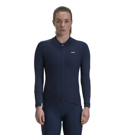 Pure Ws - maglia ciclismo manica lunga - donna Blue