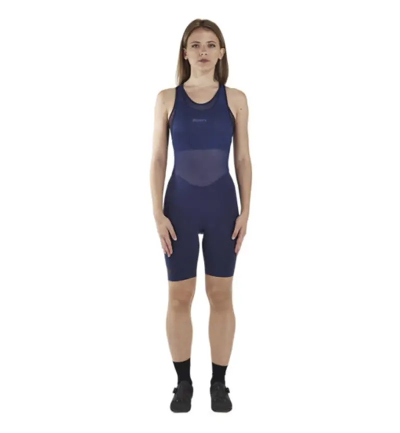 Unico - pantaloncini ciclismo - donna Blue