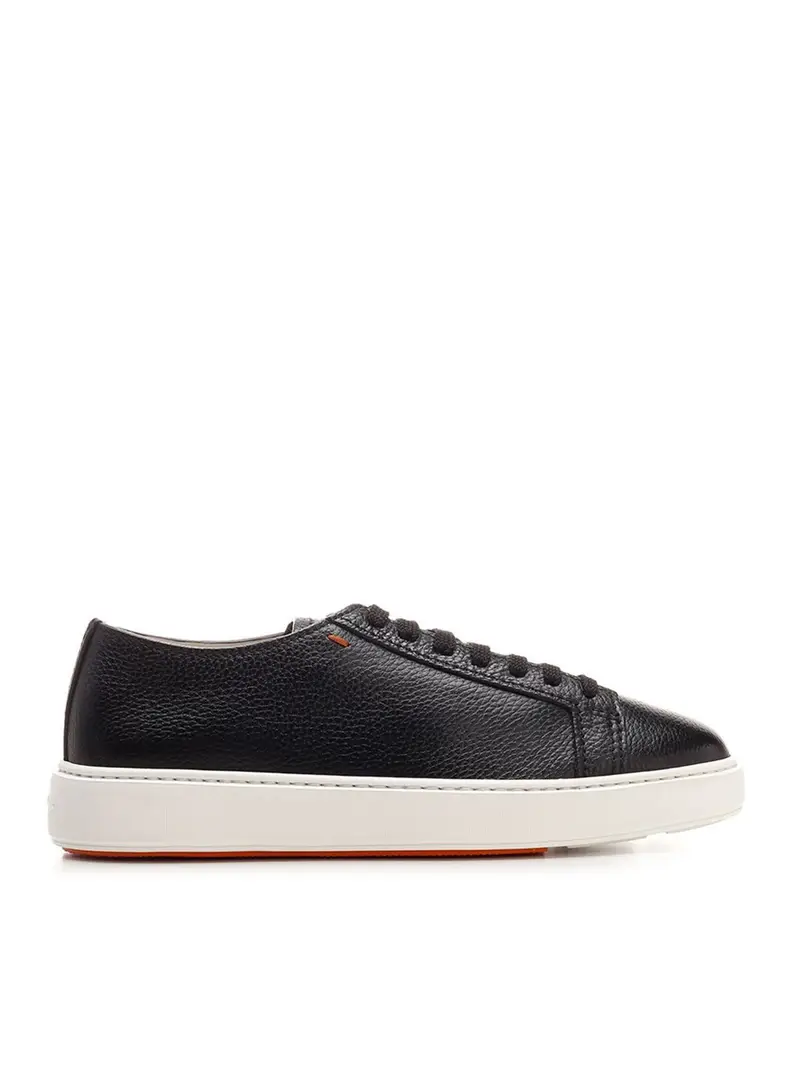 Sneakers martellate nere Nero