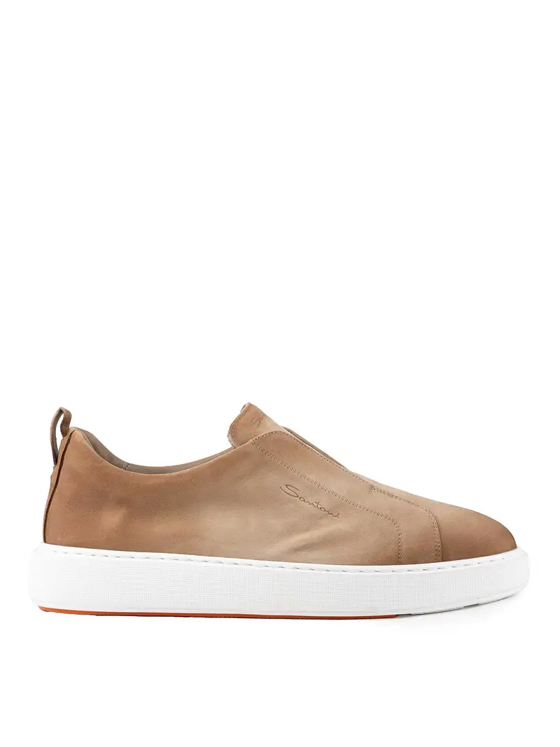Victory-Fehu59 Sneakers non lacedri in pelle Beige