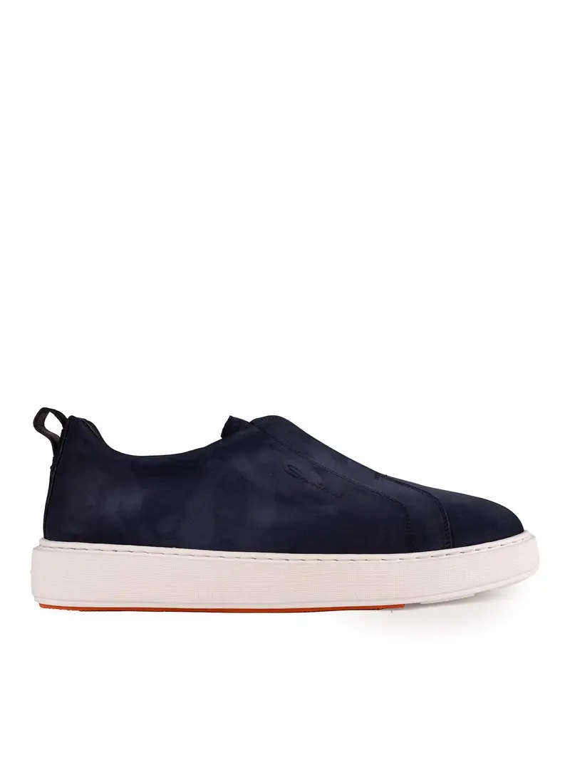 Victory-Fehu59 Sneakers non lacedri in pelle Blu