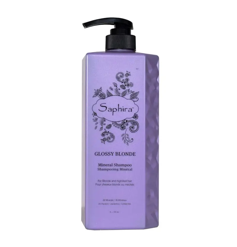 Biondo Lucido Ricco Di Minerali Shampoo Colore Capelli Per Capelli Biondi 1000 ml