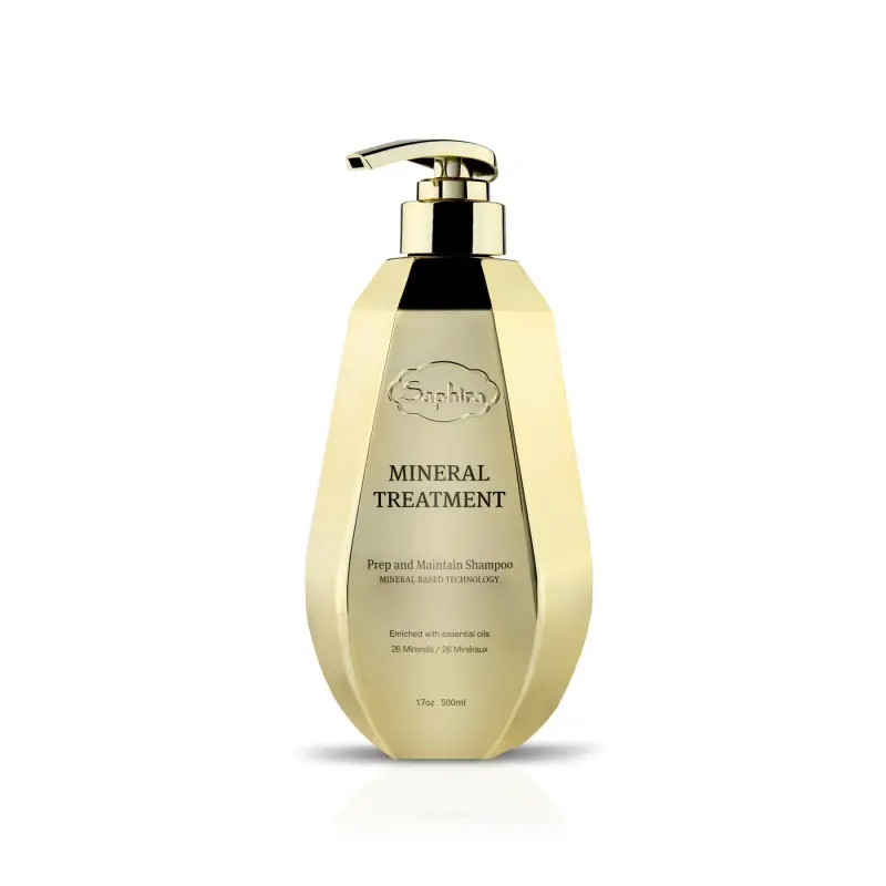 minerale, oli essenziali, shampoo per capelli, anti-crespo, 500 ml