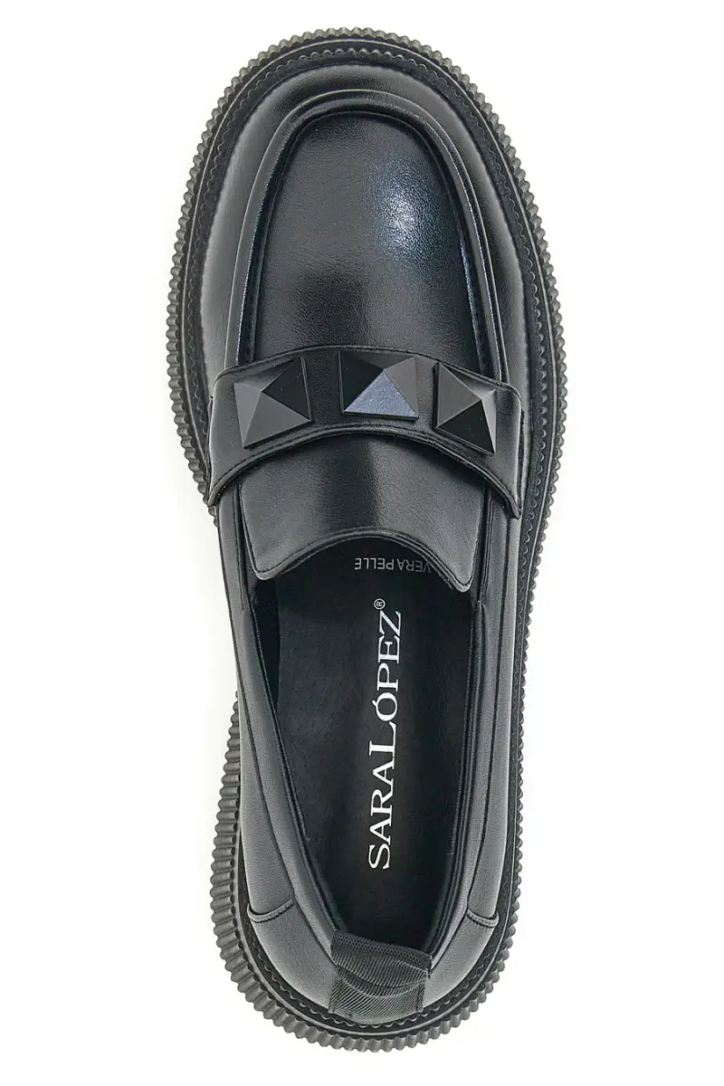 SARA LOPEZ Mocassini Nero 3400667 miniatura 5