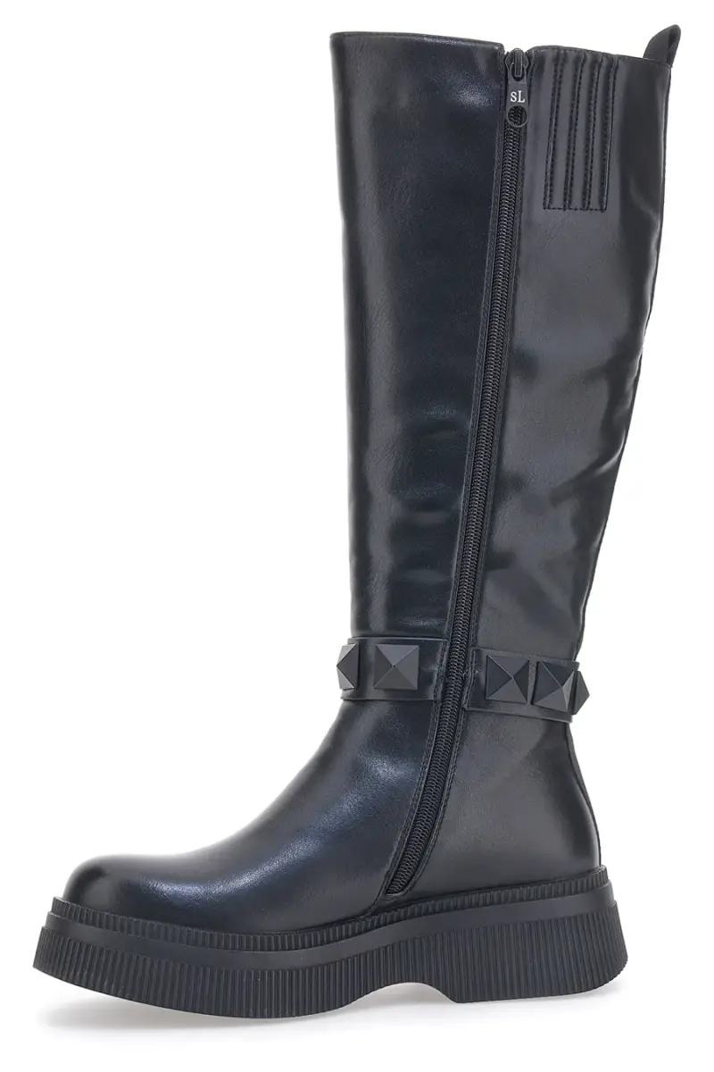 Stivali Neri Sara Lopez 32201 [NERO] miniatura 3