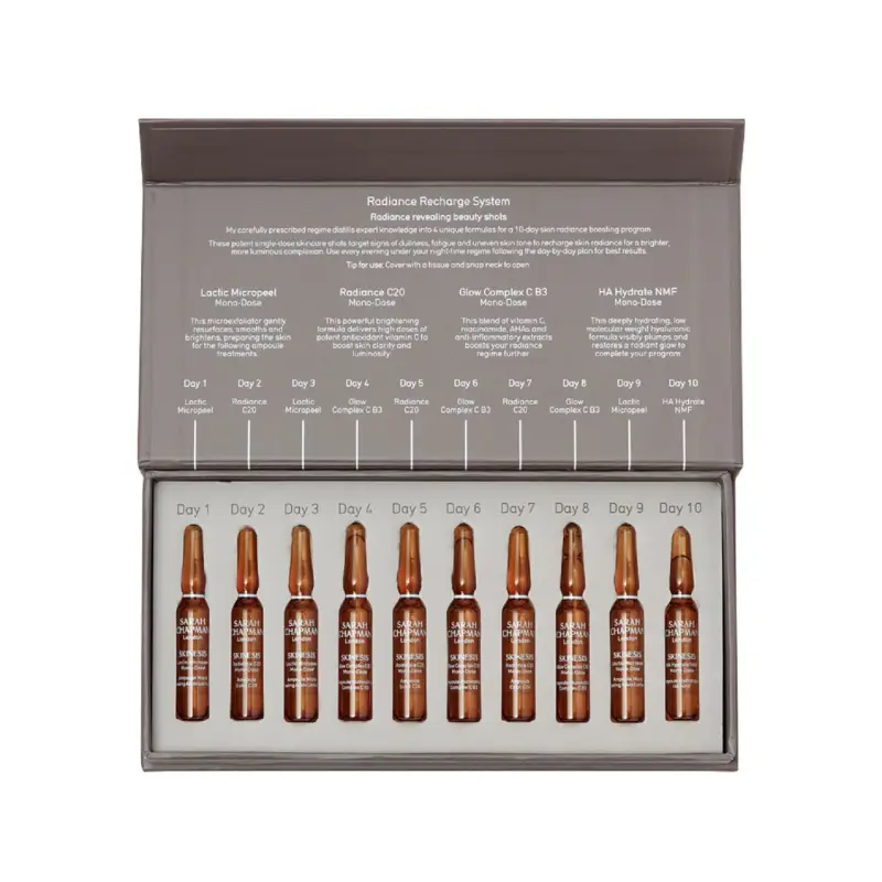 Serums & Boosters Skinesis Radiance Recharge System - Siero viso illuminante