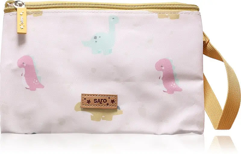 Pranzo sacchetto per la merenda senape 14,5x21,5 cm