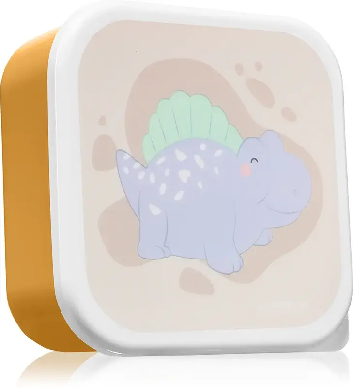 Snack porta-merenda senape 3 pezzi