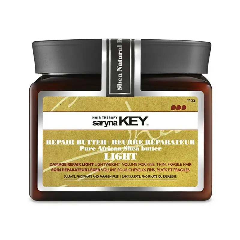 Saryna Burro Riparatore Leger Light Burro Di Karite Puro Africano 300ml