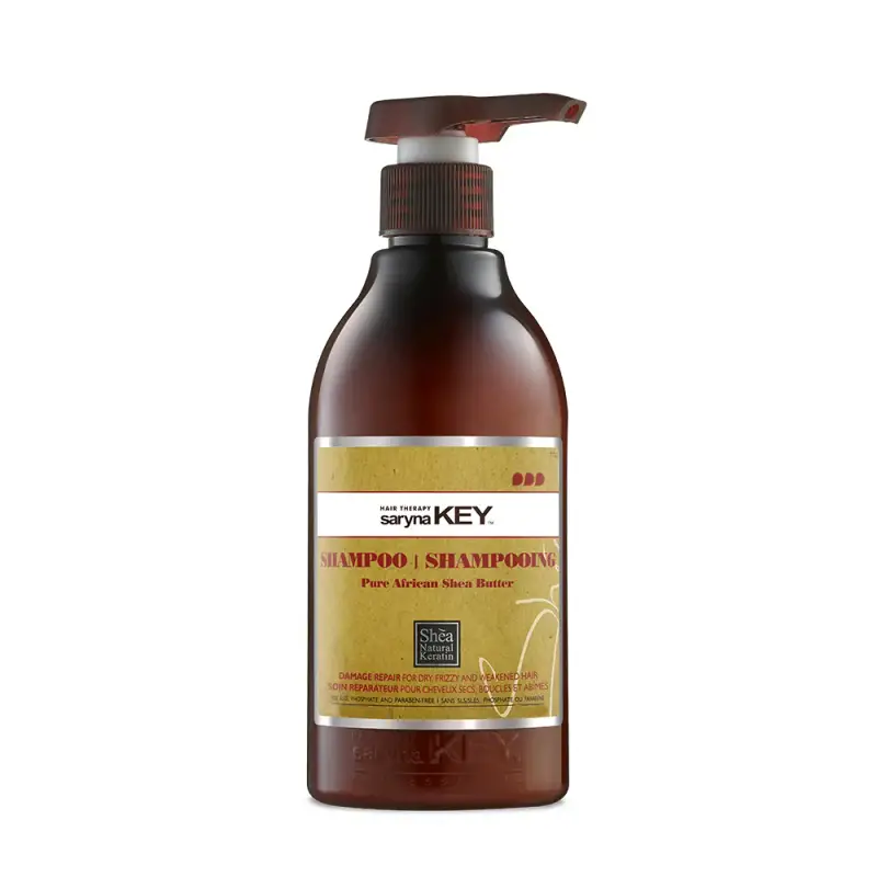 Saryna Shampoo Trattamento Riparatore Burro Di Karite Puro Africano 300ml