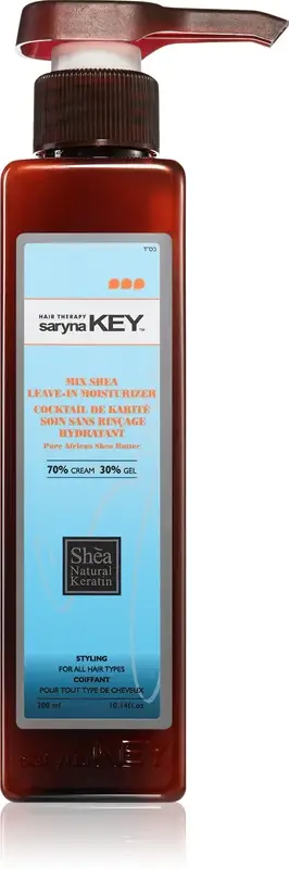 Shea Cocktail Trattamento idratante senza risciacquo 70% / 30% Styling Burro di karitè africano 300ml