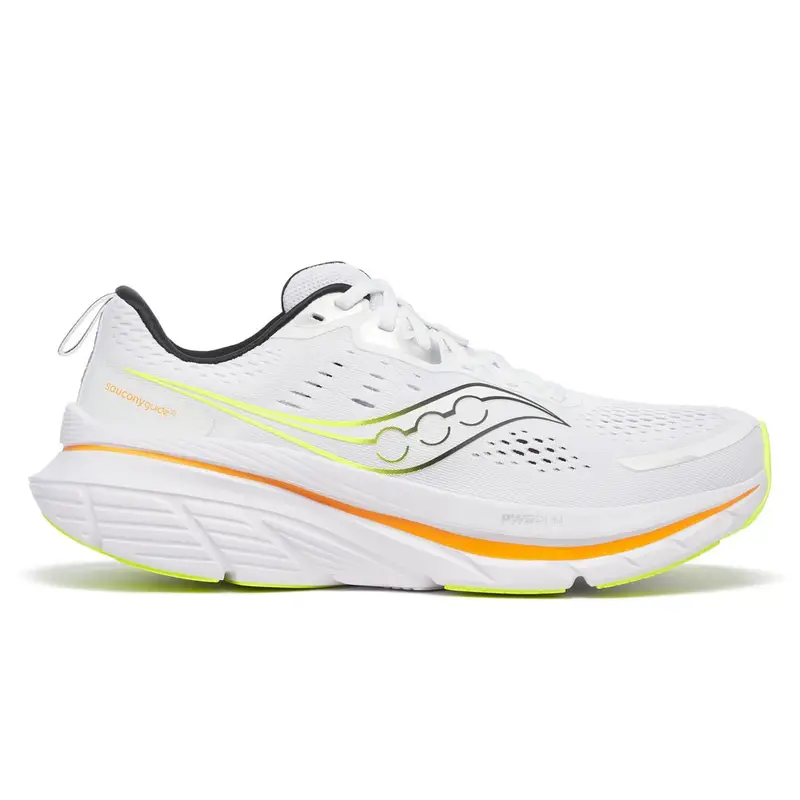Guide 18 Bianco Giallo - Scarpe Running Uomo EUR 42,5 / US 9