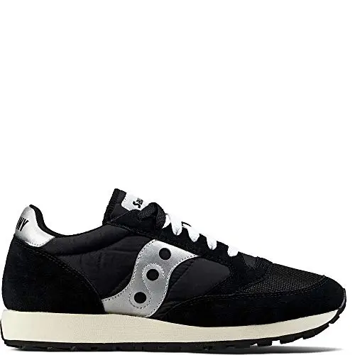 Saucony Jazz Original Vintage, Sneaker Uomo, Black Silver White, 48 EU miniatura 2