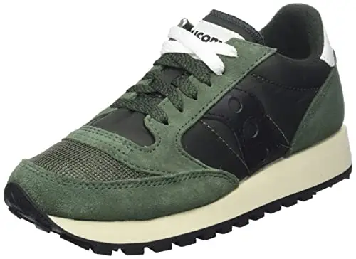 Saucony Jazz Original Vintage, Sneaker Uomo, Dark Green Black, 41 EU