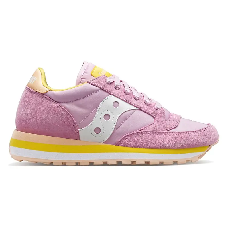 Jazz Triple Rosa Giallo - Sneakers Donna EUR 37 / US 6