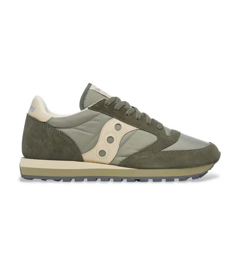 per uomo. S2044-725 Sneakers originali Jazz Green (40), Basso, Stringhe, Casual, Verde Pelle
