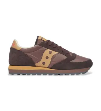 per uomo S2044-726 Sneakers originali Jazz Brown (41), Marrone, Basso, Stringhe, Casual Pelle