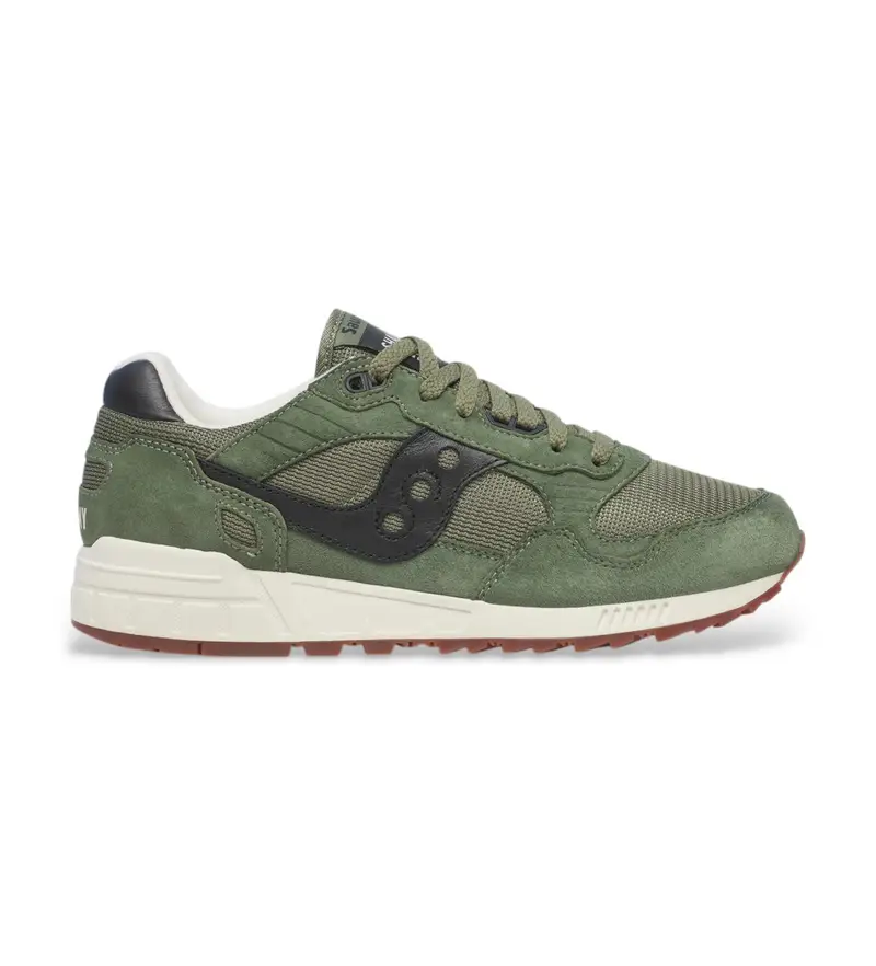 per uomo. S70665-69 Sneakers Shadow 5000 in pelle verde (40), Basso, Stringhe, Casual