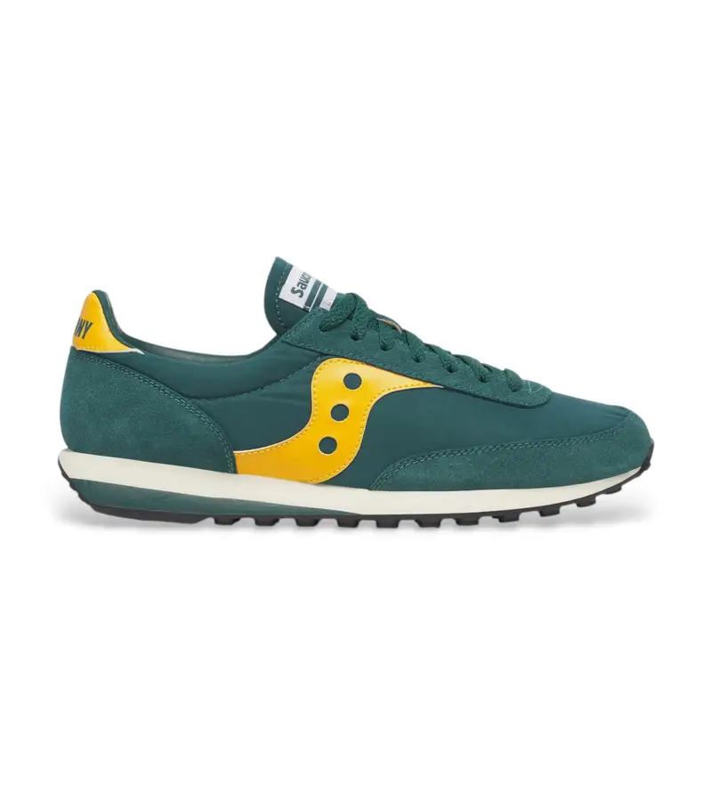 per uomo. S70884-11 Sneakers Trainer 80 in pelle verde (40), Basso, Stringhe, Casual