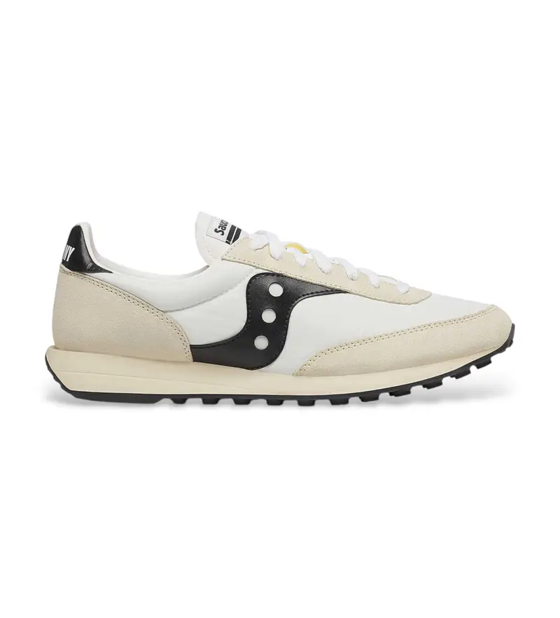 per uomo. S70884-9 Sneakers Trainer 80 in pelle bianca (45), Bianco, Basso, Stringhe, Casual
