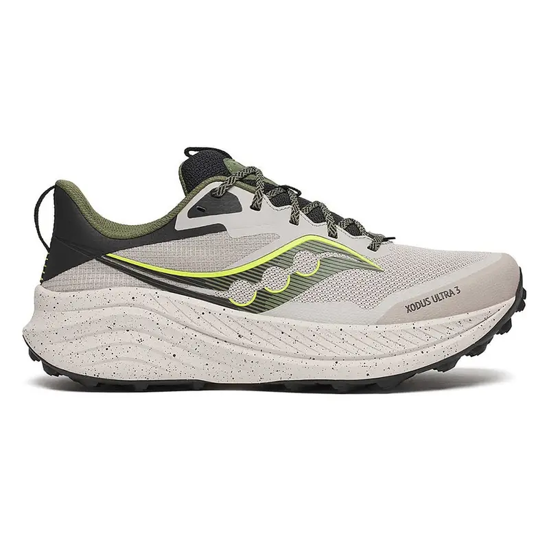 Xodus Ultra 3 Grigio Verde - Scarpe Trail Running Uomo EUR 46 / US 11,5
