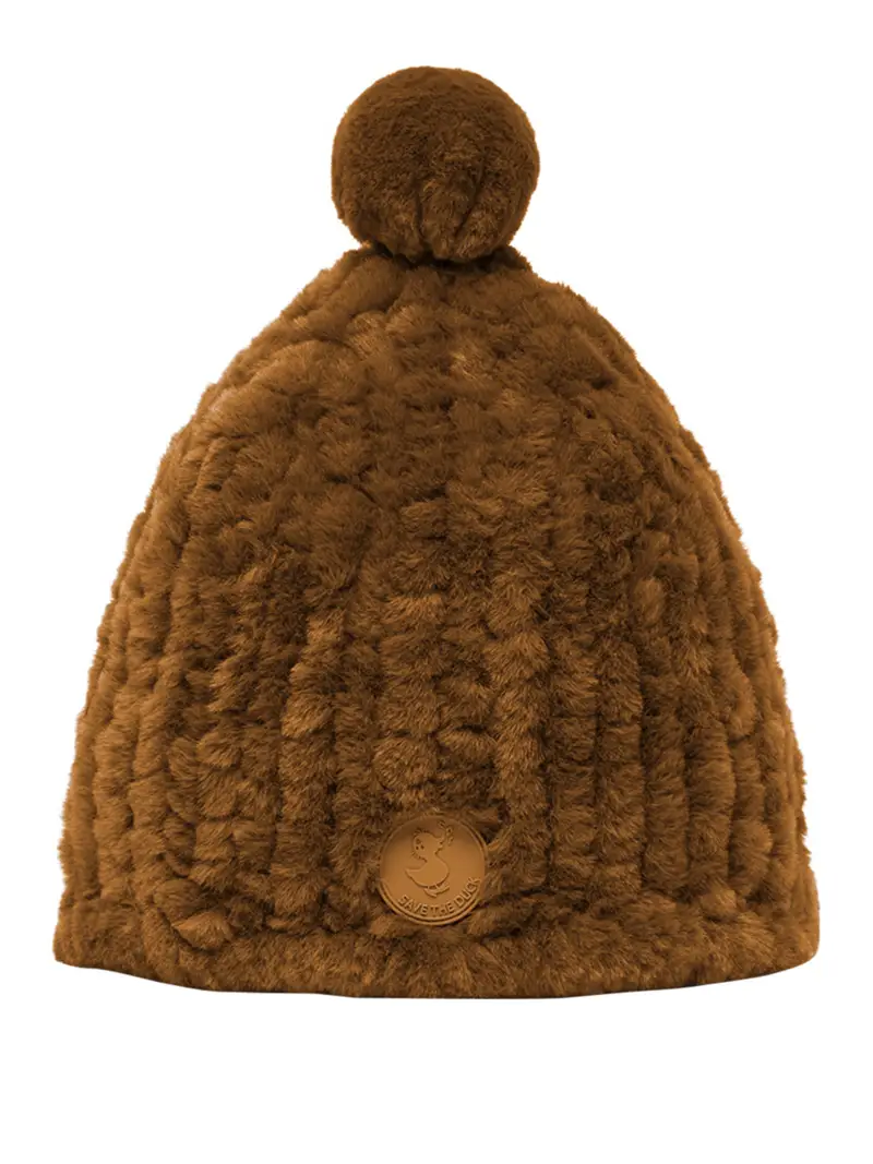 berretto save the duck kini da donna - marrone