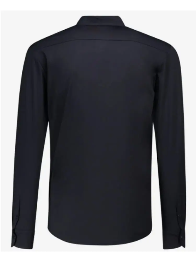 camicia nera uomo mini logo miniatura 2