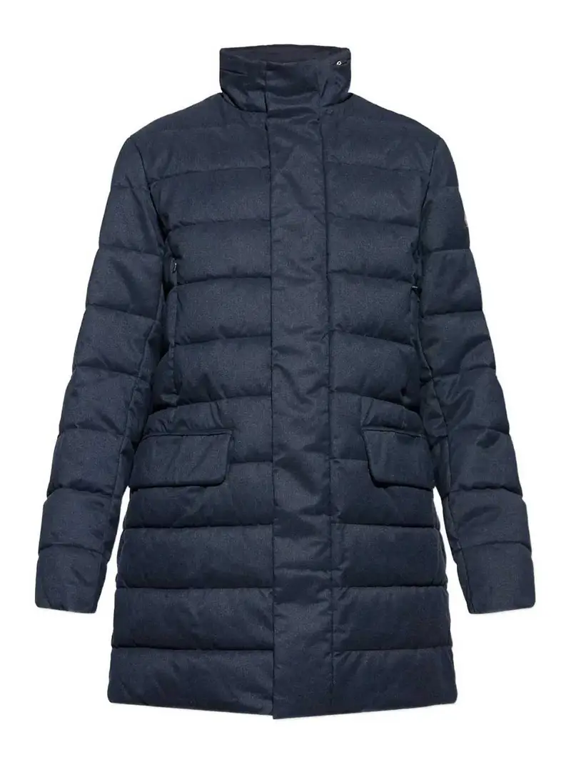 Cappotto Gordon Blu Navy Melange Blu scuro
