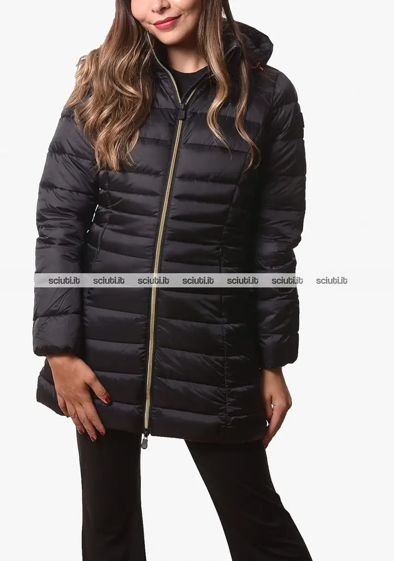 Cappotto Save the duck donna nero leggero Reese