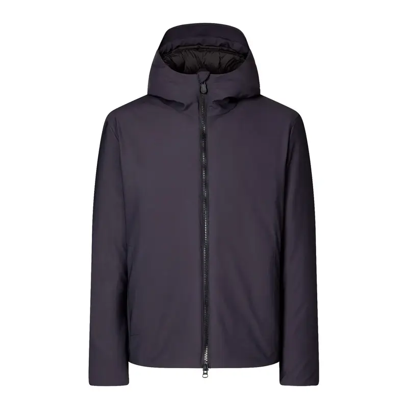 GIACCA CON CAPPUCCIO TESSUTO STRETCH SABAL Verde