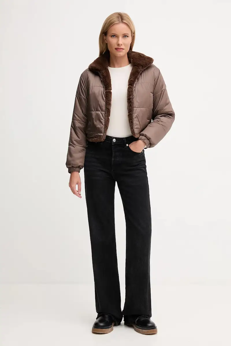 giacca reversibile YUKI colore marrone D32492W.FURY21 miniatura 3