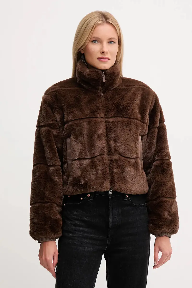 giacca reversibile YUKI colore marrone D32492W.FURY21