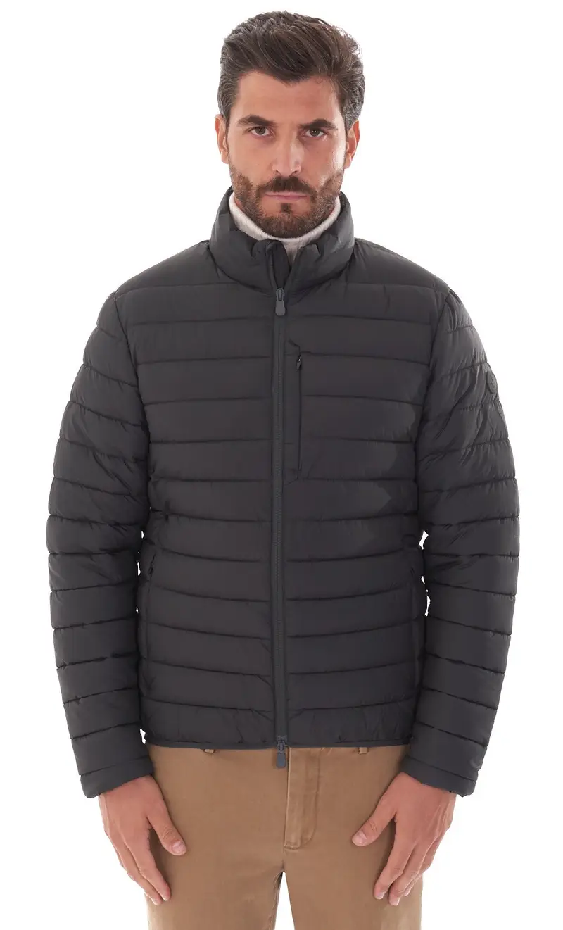 Giubbotto corto save the duck trapuntato erion, colore verde