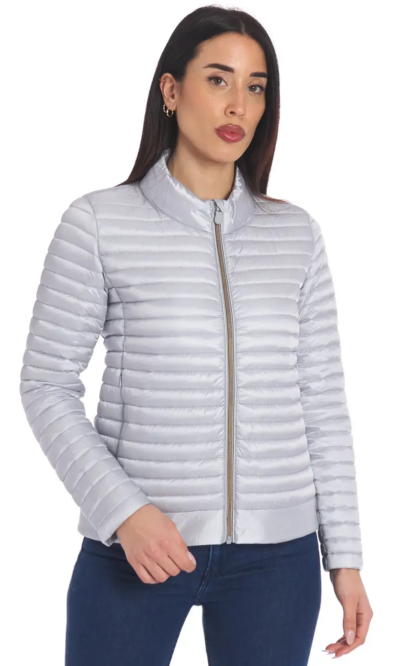 Giubbotto leggero save the duck alyssa, colore grigio miniatura 2