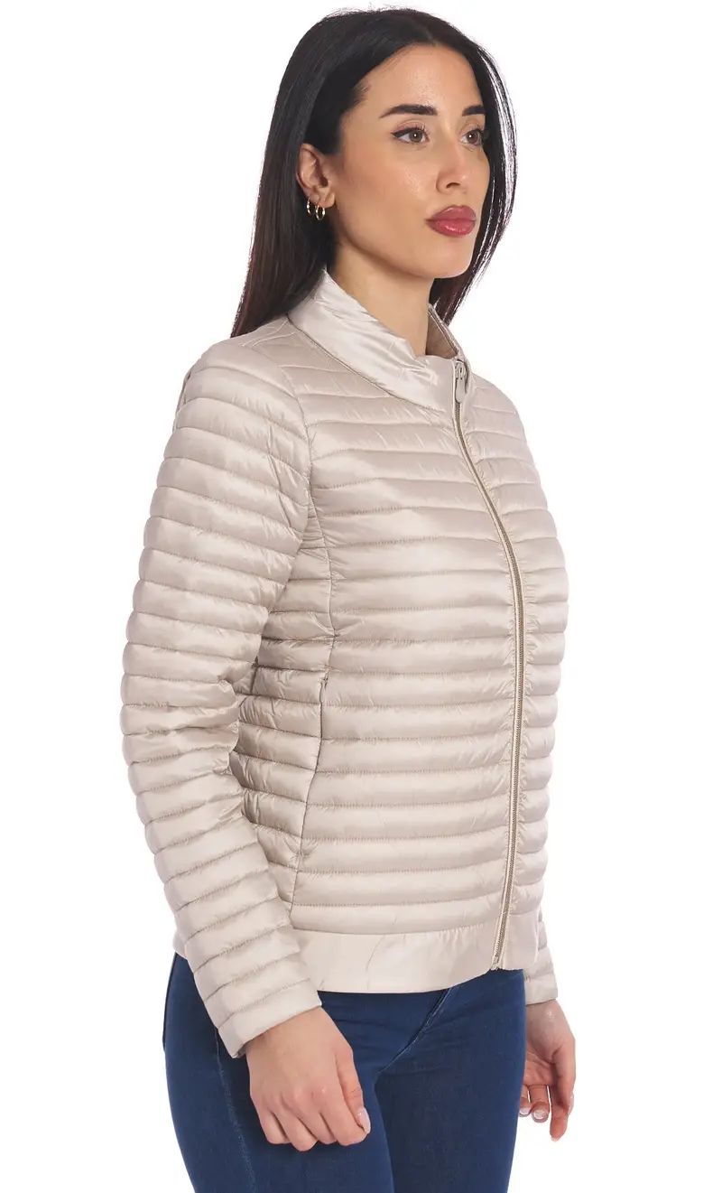 Giubbotto leggero save the duck alyssa, colore sabbia miniatura 2