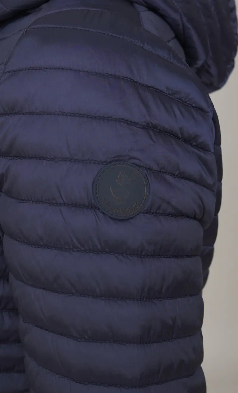 Giubbotto save the duck con cappuccio alexa, colore blu miniatura 2