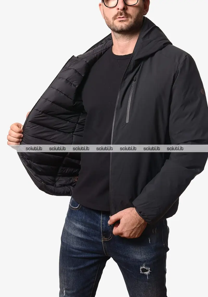 Giubbotto Save the duck uomo nero reversibile Ezra