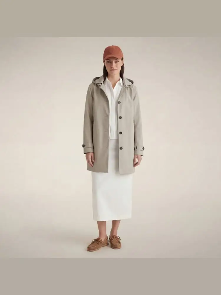 impermeabile donna april beige chiaro