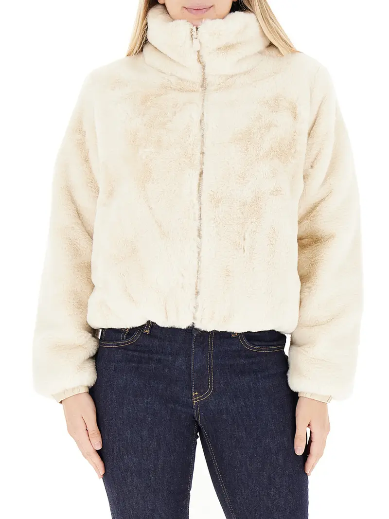 pelliccia save the duck jeon rev da donna - avorio