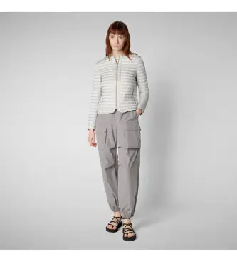 per donna D30614W-IRIS20 Giacca grigia Carina (L), Casual, Grigio, Nylon, Manica lunga