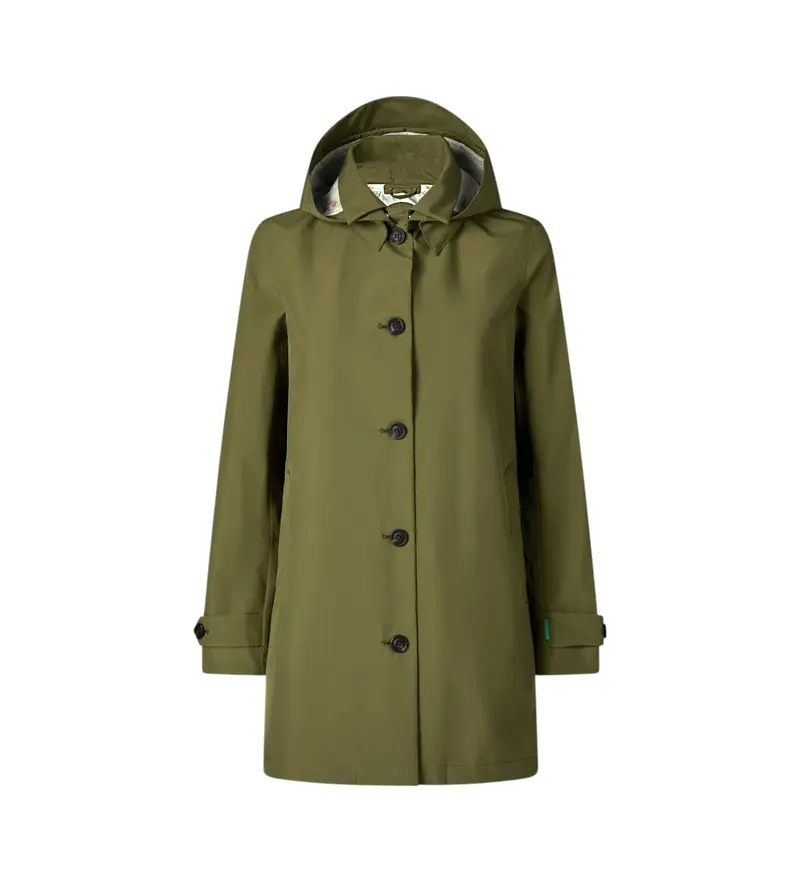 Save The Duck Cappotto verde aprile donna in poliestere